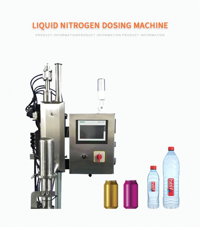 Van het het Voedselbehoud van de hoge snelheidsolie de Vloeibare Stikstofinjecteur het Doseren Machine voor Vuller 0
